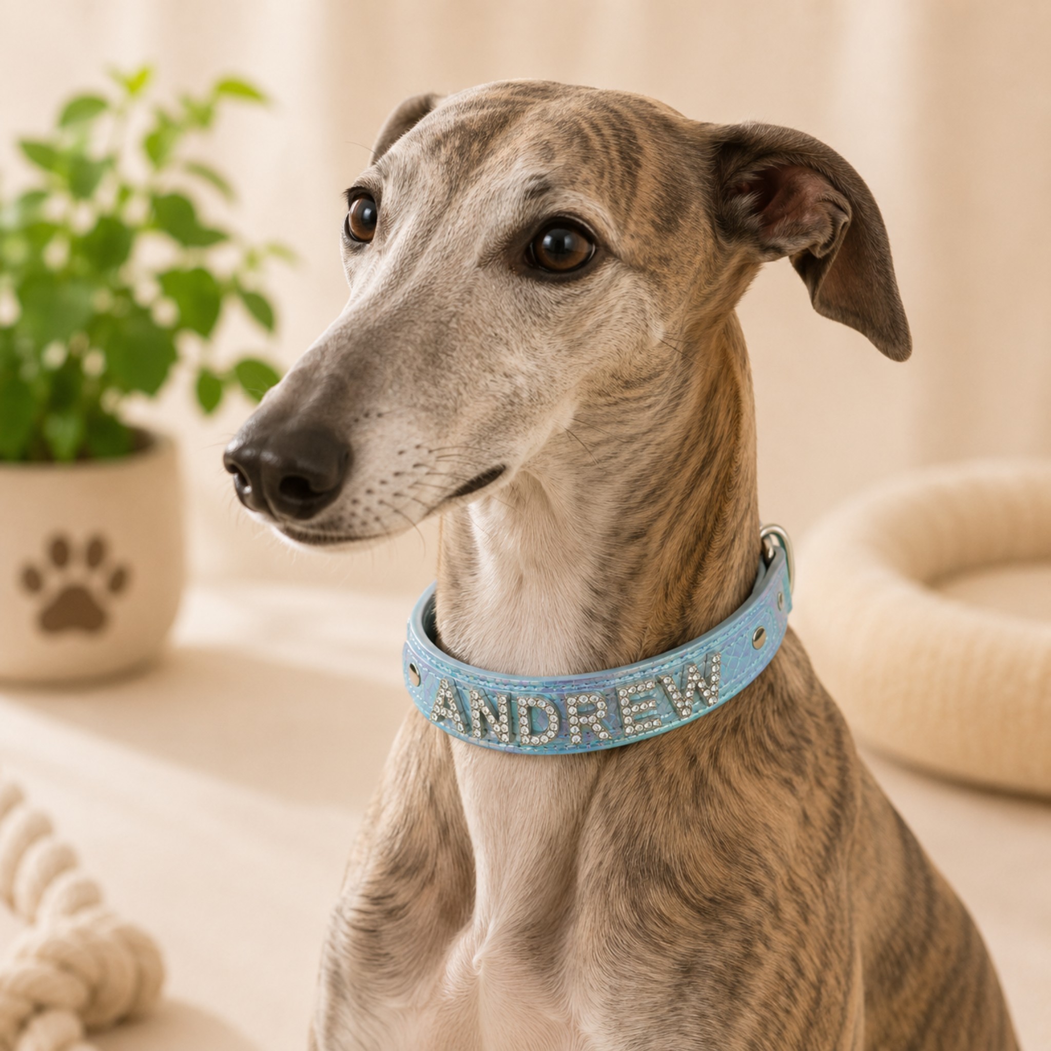 Collare Personalizzato in Ecopelle per Animali